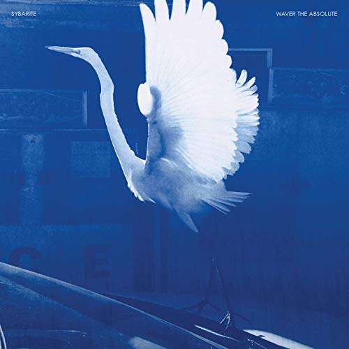 CD cover: white heron in flight against a blurred blue background.