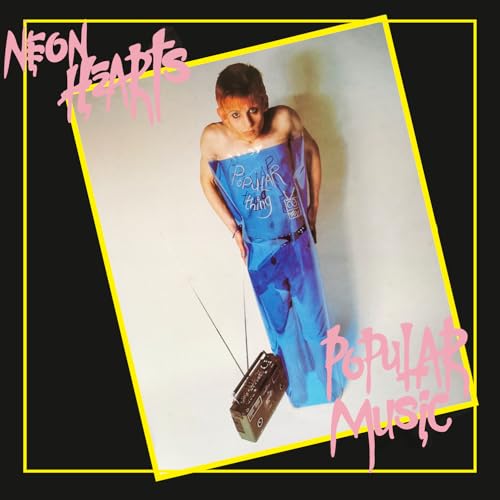 Album cover featuring a person in blue with a portable radio.