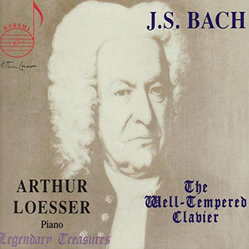 CD cover featuring a portrait of J.S. Bach and Arthur Loesser.