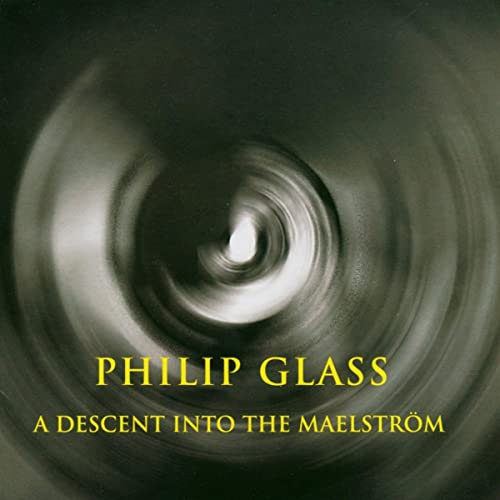 CD cover for Philip Glass’s “A Descent into the Maelström” album.