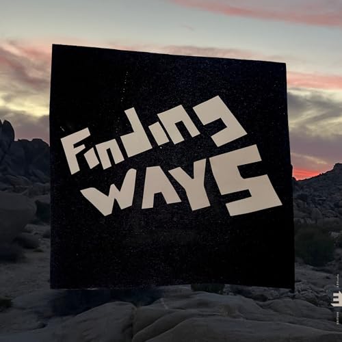 CD cover with bold white text "Finding Ways" against a desert landscape.