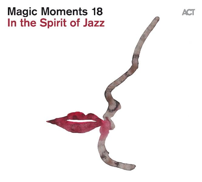 CD cover: watercolor painting of lips and a profile face.