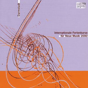CD cover for “Internationale Ferienkurse,” featuring abstract orange lines on lilac.