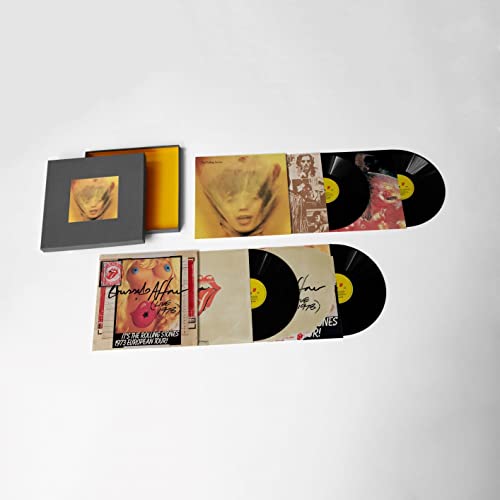Vinyl recordsLCB records and covers for Rolling Stones Goats Head Soup album.