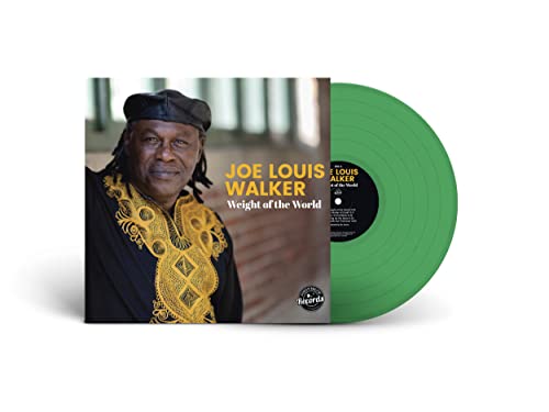 Vinyl record and album cover for Joe Louis Walker'BC Weight of the World.