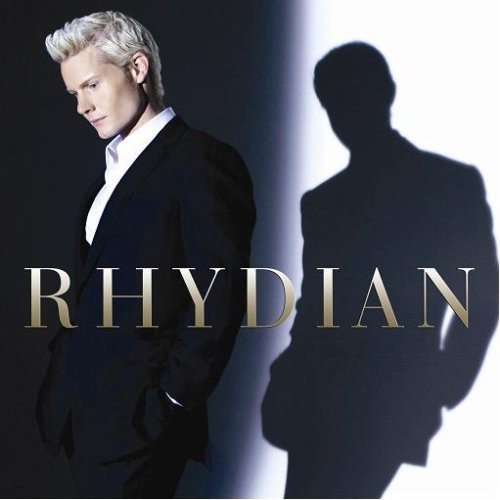 Rhydian album cover featuring a man in a suit and his shadow.