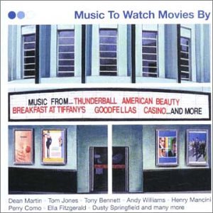 CD cover for “Music to Watch Movies By” featuring movie posters.