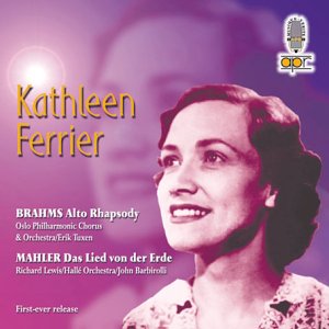 CD cover featuring portrait of Kathleen Ferrier, with text details.