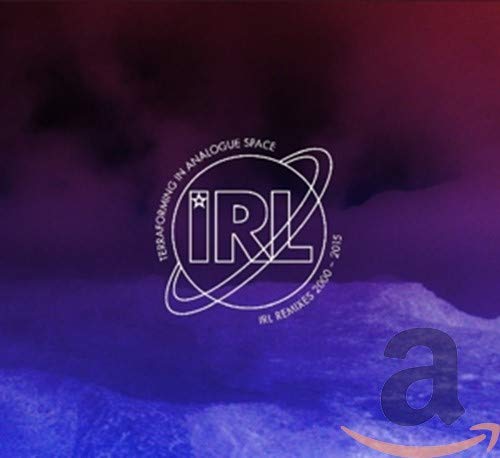 CD cover with purple nebula background and orbital “IRL” logo.