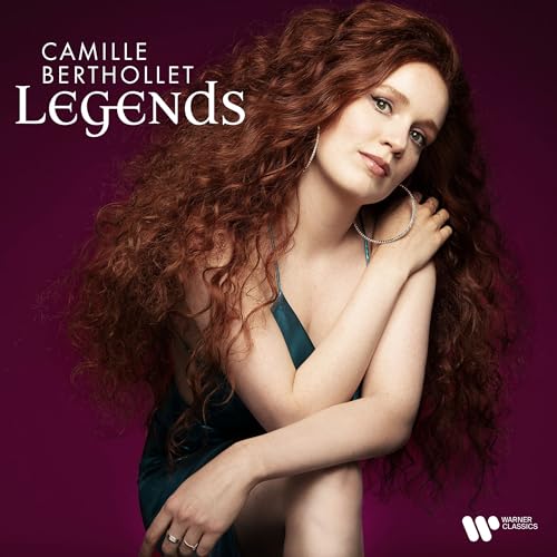 CD cover featuring Camille Berthollet, a woman with long red curly hair.