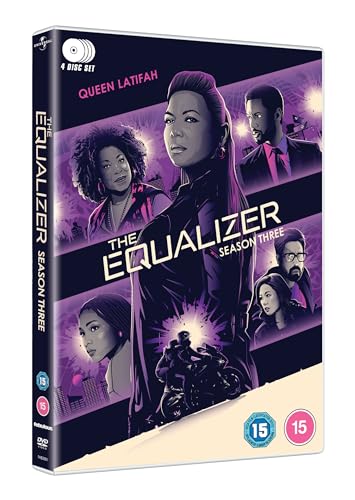 DVD cover for "The Equalizer: Season 3" featuring Queen Latifah and cast.
