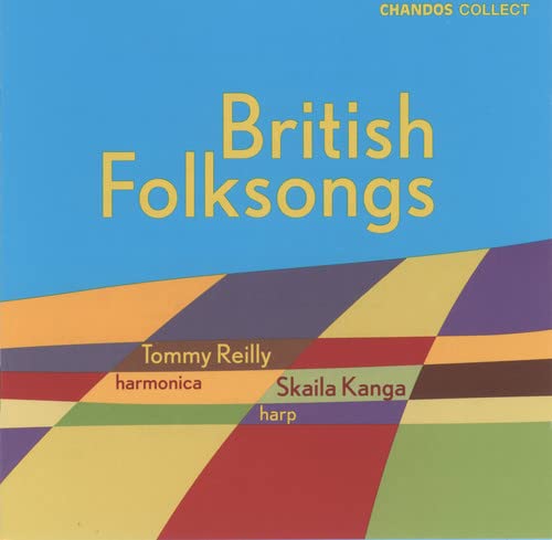 CD cover for "British Folksongs" by Tommy Reilly and Skaila Kanga.