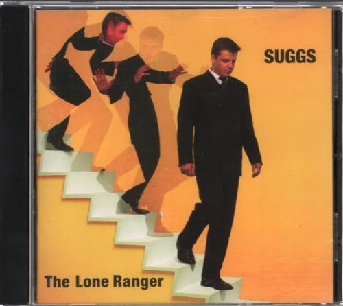 CD cover for Suggs’ “The Lone Ranger” featuring a man in a suit.