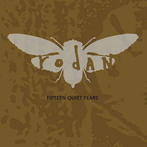 CD cover: moth silhouette over brown textured background, text “Rodan” and “Fifteen Quiet Years”.