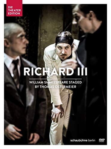 DVD cover for Shakespeare’s *Richard III* stage production, featuring two men.