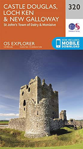 OS Explorer Map (320) Castle Douglas, Loch Ken and New Galloway (OS Explorer Paper Map)