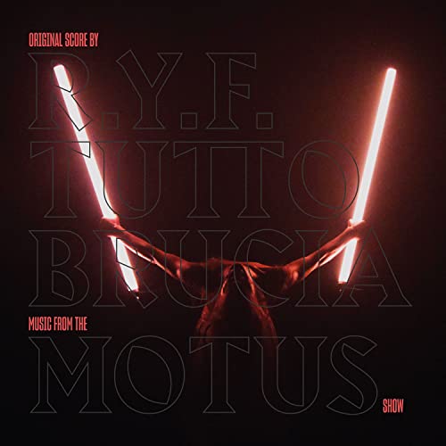 Vinyl album cover for "R.y.f. - Tutto Brucia" featuring glowing light swords.