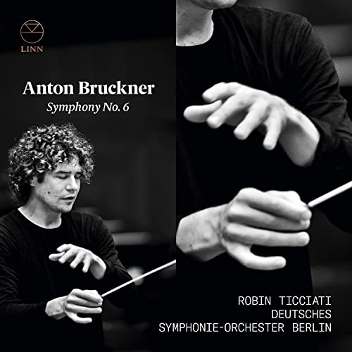 CD cover: Conductor Robin Ticciati with Deutsches Symphonie-Orchester Berlin.