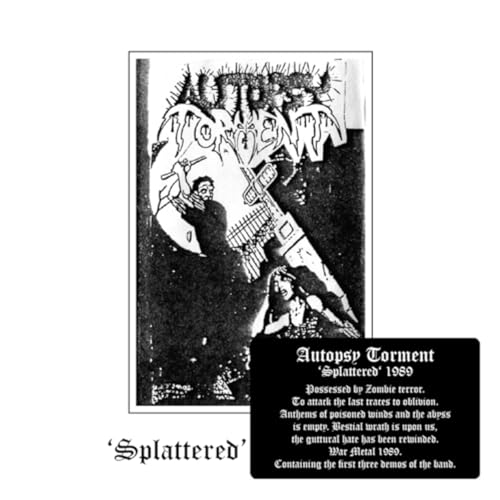 Black and white CD cover with distorted imagery of figures and text.