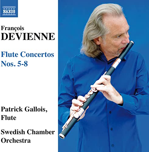 CD cover featuring flutist Patrick Gallois playing a silver flute.