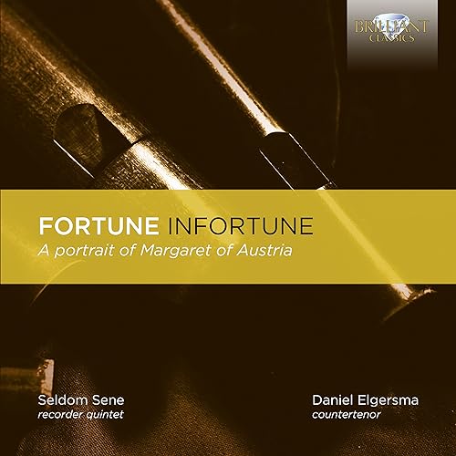 CD cover: recorder, gold tones, text “Fortune Infortune” and artist names.