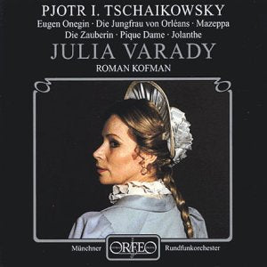 CD cover featuring Julia Varady in historical costume, portrait view.