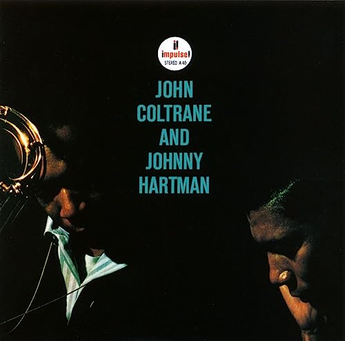 Album cover featuring portraits of John Coltrane and Johnny Hartman.