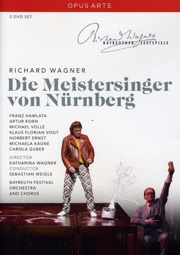 DVD cover for Wagner’s “Die Meistersinger” featuring a tenor in costume.