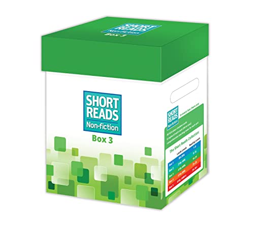 Green box set of “Short Reads Non-fiction” books for ages 7+.