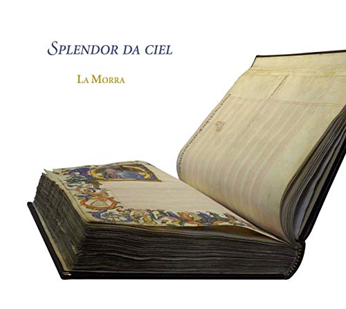 CD cover featuring an open, aged manuscript with illuminated pages.
