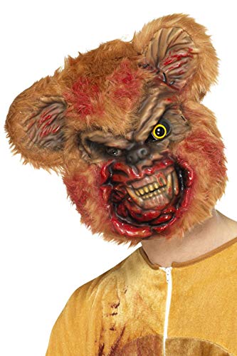 Smiffys 46992 Zombie Teddy Bear Mask (One Size)