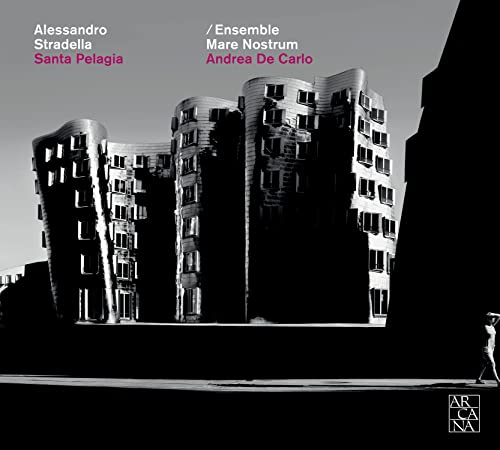 CD cover featuring a black and white image of a modern, wavy building.