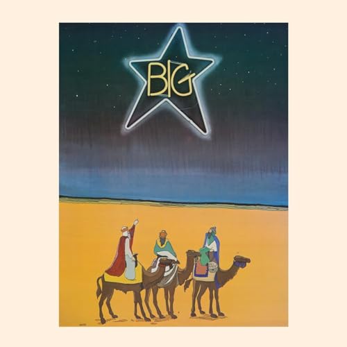 Vinyl album cover depicting the Three Wise Men and a large star.