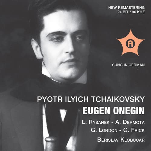 Black and white portrait of a man in formal wear, opera CD cover.