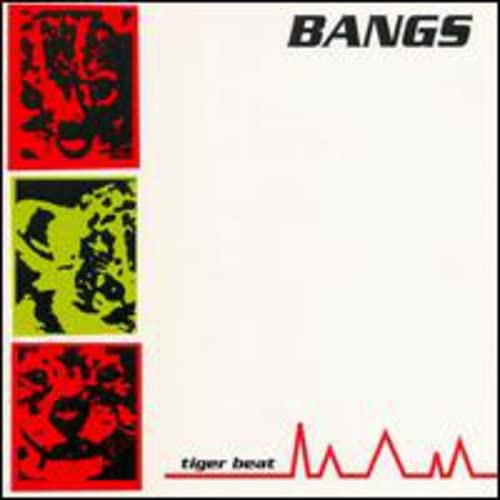 CD cover for “Tiger Beat” with red and green abstract portraits.