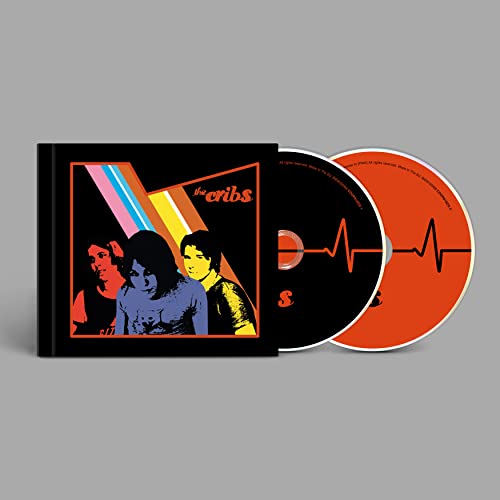 CD case for The Cribs’ “The Cribs” with band photo and two discs.