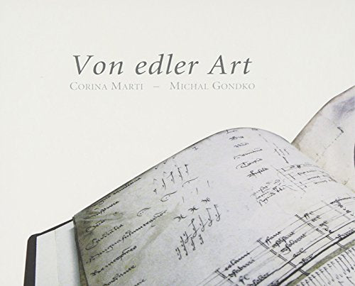 CD cover with handwritten musical score and text "Von edler Art".
