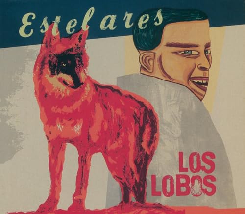 CD cover with a red wolf and a man’s face in profile.
