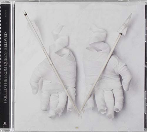 CD case featuring two bandaged figures impaled with arrows.