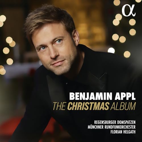 Album cover featuring Benjamin Appl with Christmas lights and text.
