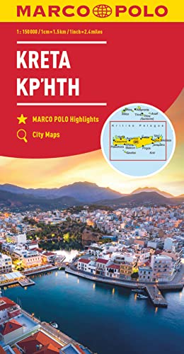 Crete Marco Polo Map 1:150.000