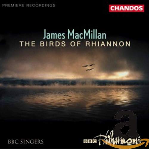 CD cover for James MacMillan’s “The Birds of Rhiannon” with birds in flight.