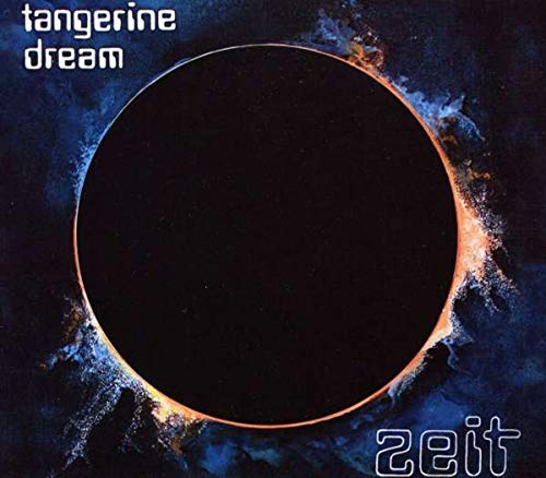 CD album cover for Tangerine Dream’s “Zeit” featuring a solar eclipse image.