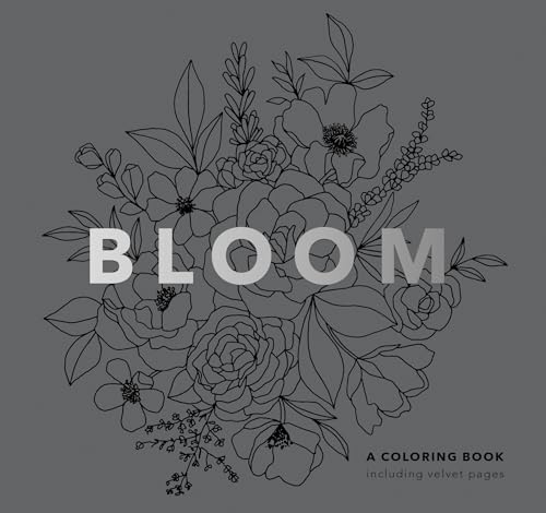 Bloom (Mini): Pocket-Sized 5-Minute Coloring Pages