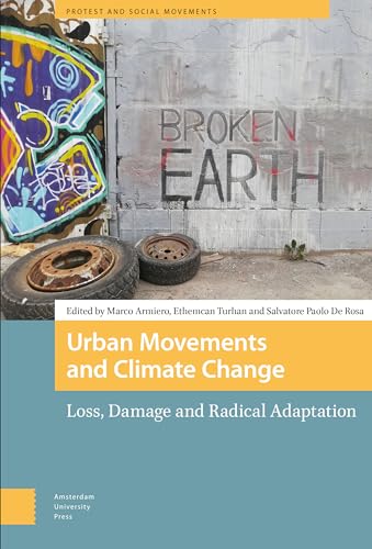 Book cover: graffiti, tires, and text reading “Broken Earth” and book title.