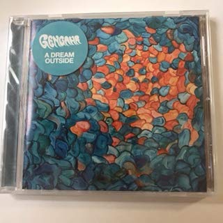 CD case with abstract blue and orange patterned album art.