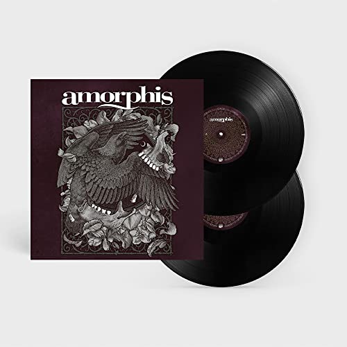 Amorphis "Circle" vinyl record with ornate cover art featuring a raven.
