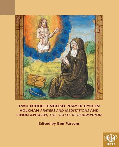 Book cover depicting a medieval illuminated manuscript of a praying woman.