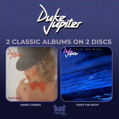 CD cover for Duke Jupiter’s “Sweet Cheeks & Taste The Night” albums.