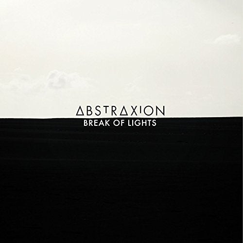 CD cover for Abstraxion’s “Break of Lights” with black and white design.